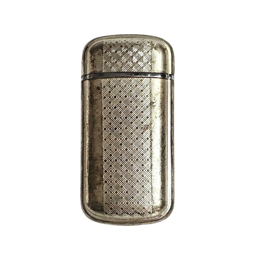 Vintage Matte Finish Cross Motif Lighter Cover for Small Bic